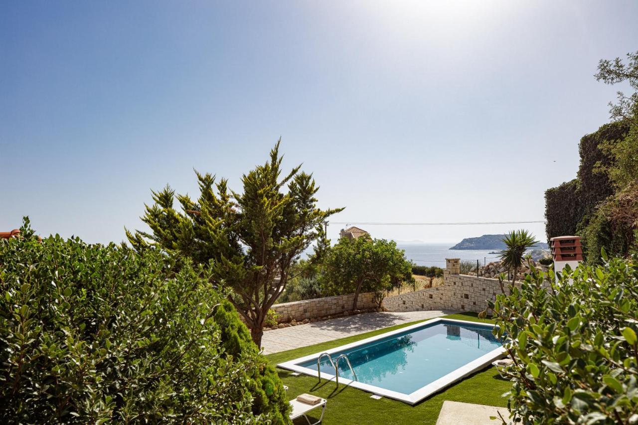 Veranda Sea View Villa, Walking Distance To Beach, By Thinkvilla Agia Pelagia  Exterior foto