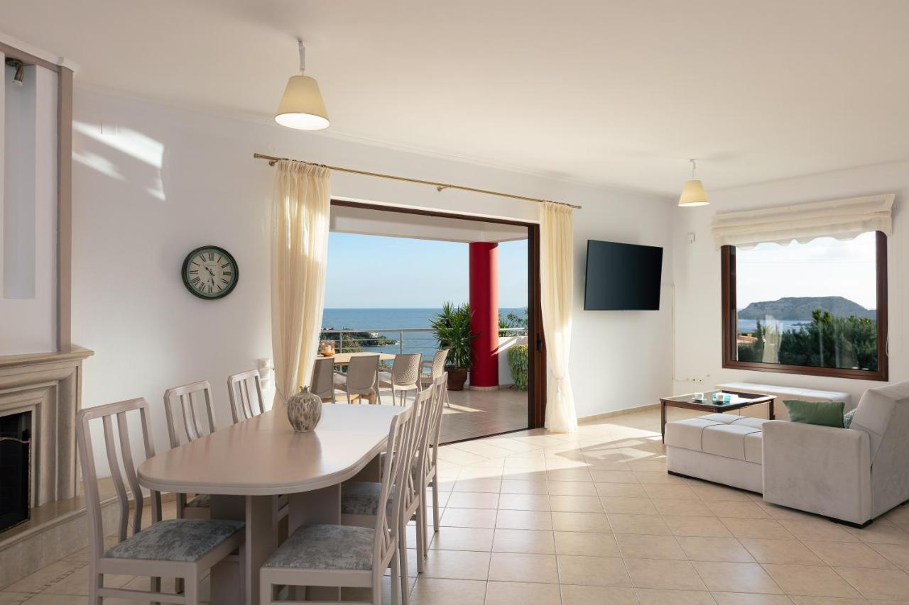 Veranda Sea View Villa, Walking Distance To Beach, By Thinkvilla Agia Pelagia  Exterior foto